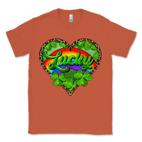 Copper lucky heart with leopard Classic Tee - RanaPortraitStore