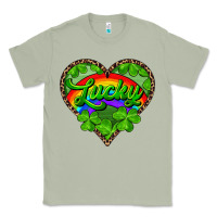 Matcha lucky heart with leopard Classic Tee - RanaPortraitStore