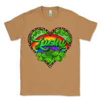 Toasted Coconut lucky heart with leopard Classic Tee - RanaPortraitStore