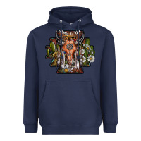Navy stay wild Heavyweight Hoodie - SublimationCraftShop