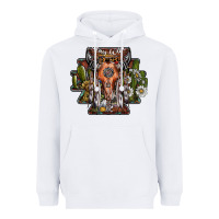 White stay wild Heavyweight Hoodie - SublimationCraftShop