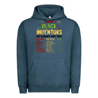 Pigment Midnight Navy black inventors black history Urban Hoodie - MaliasSmallBusiness