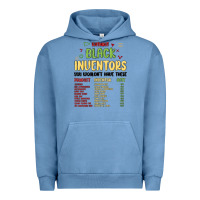 Pigment Pebble Blue black inventors black history Urban Hoodie - MaliasSmallBusiness