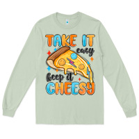 Matcha take it easy keep it cheesy Long Sleeve Tee - MaliasSmallBusiness