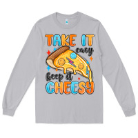 Moon Dust take it easy keep it cheesy Long Sleeve Tee - MaliasSmallBusiness