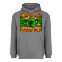 Storm St. Patrick's Day shamrock leopard Heavyweight Hoodie - Neo Western