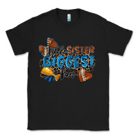 Black little sister biggest fan football Classic Tee - Zillion Design Studio