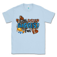 Dusty Blue little sister biggest fan football Classic Tee - Zillion Design Studio