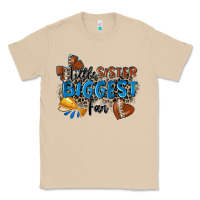 Little Sister Biggest Fan Football Classic Tee | Teevron