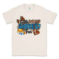 Natural little sister biggest fan football Classic Tee - Zillion Design Studio