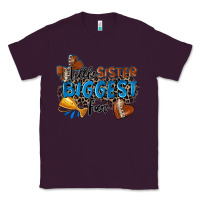 Plum little sister biggest fan football Classic Tee - Zillion Design Studio