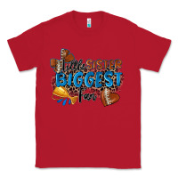 Red little sister biggest fan football Classic Tee - Zillion Design Studio