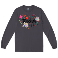Smoke teacher heart Long Sleeve Tee - MaliasSmallBusiness