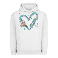 Pigment Lunar Rock mom with heart and flowers Urban Hoodie - MaliasSmallBusiness