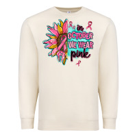 Sandshell sunflower in october we wear pink Premium Sweatshirt - AdoDesignShop
