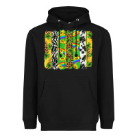 Black St. Patrick's Day brushstrokes Heavyweight Hoodie - Neo Western