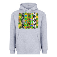 Heather Grey St. Patrick's Day brushstrokes Heavyweight Hoodie - Neo Western