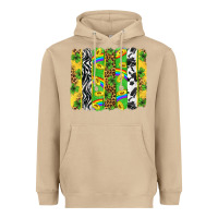 Mushroom St. Patrick's Day brushstrokes Heavyweight Hoodie - Neo Western