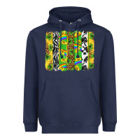 Navy St. Patrick's Day brushstrokes Heavyweight Hoodie - Neo Western