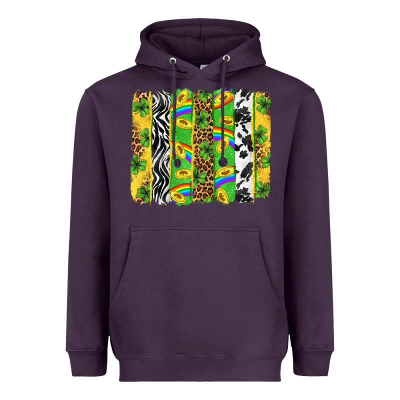 St. Patrick's Day Brushstrokes Heavyweight Hoodie by Neo Western | Teevron