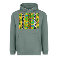 Sage St. Patrick's Day brushstrokes Heavyweight Hoodie - Neo Western