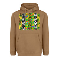 Toasted Coconut St. Patrick's Day brushstrokes Heavyweight Hoodie - Neo Western