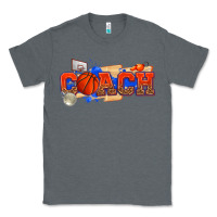Charcoal Heather basketball coach Classic Tee - texasbilliewilder