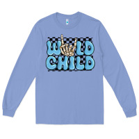 Colony Blue wild child blue skeleton Long Sleeve Tee - MaliasSmallBusiness