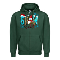 Sports Green up to snow good Zipper Hoodie - Zillion Design Studio