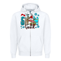 White up to snow good Zipper Hoodie - Zillion Design Studio