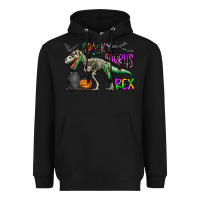 Black spooky saurus rex Heavyweight Hoodie - CowhideDigitalArt