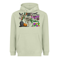 Matcha spooky saurus rex Heavyweight Hoodie - CowhideDigitalArt