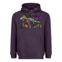 Plum spooky saurus rex Heavyweight Hoodie - CowhideDigitalArt