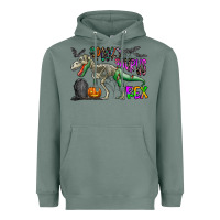 Sage spooky saurus rex Heavyweight Hoodie - CowhideDigitalArt