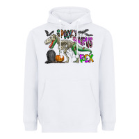 White spooky saurus rex Heavyweight Hoodie - CowhideDigitalArt