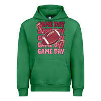 Emerald game day football Urban Hoodie - MaliasSmallBusiness