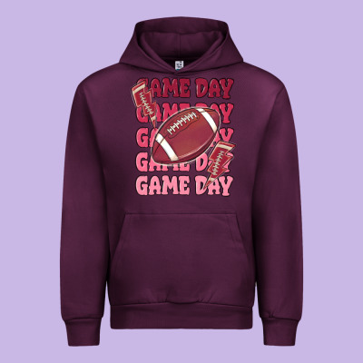 Game Day Football Urban Hoodie Designed By Maliassmallbusiness