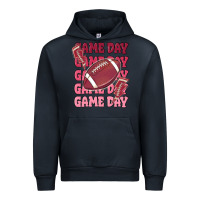 Navy game day football Urban Hoodie - MaliasSmallBusiness