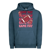 Pigment Midnight Navy game day football Urban Hoodie - MaliasSmallBusiness