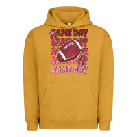Pigment Peanut Butter game day football Urban Hoodie - MaliasSmallBusiness