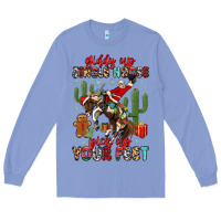 Colony Blue giddy up jingle horse pick up your feet Long Sleeve Tee - MaliasSmallBusiness