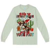 Matcha giddy up jingle horse pick up your feet Long Sleeve Tee - MaliasSmallBusiness