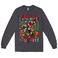 Giddy Up Jingle Horse Pick Up Your Feet Long Sleeve Tee | Teevron