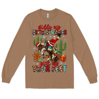 Toasted Coconut giddy up jingle horse pick up your feet Long Sleeve Tee - MaliasSmallBusiness