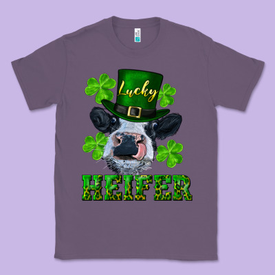 Lucky Heifer Classic Tee Designed By Ranaportraitstore
