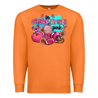 Carrot in october we wear pink american football Premium Sweatshirt - AdoDesignShop