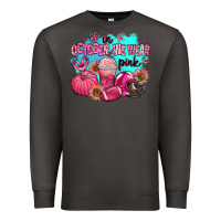 Smoke in october we wear pink american football Premium Sweatshirt - AdoDesignShop