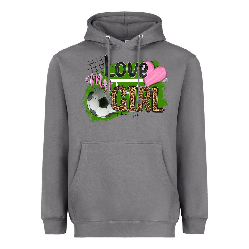 Love My Girl Soccer Heavyweight Hoodie by HRA Design Shop | Teevron