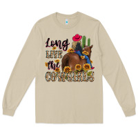 Mushroom long live the cowgirls Long Sleeve Tee - MaliasSmallBusiness