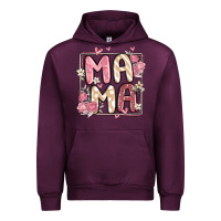Mauve Wine floral mama Urban Hoodie - MaliasSmallBusiness